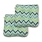 Classic Accessories 19" x 19" x 5" Seat Cushions, Mint Marine Chevron, 2PK DCMMCH19195-2PK - alternate 1